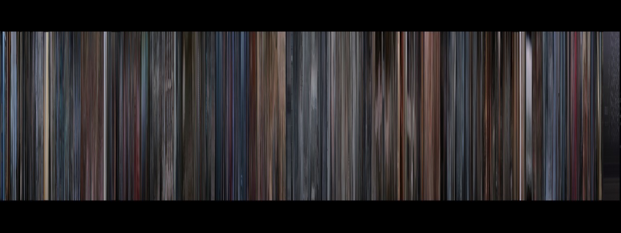 Brazil in a Barcode Colored bands streaking through the image correspond to individual frames in the movie Braze.